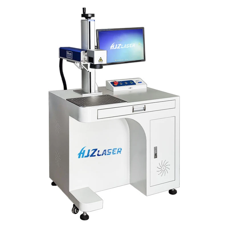 Marcador a Laser Máquina Equipamento Laser gravura em alumínio plástico cartão cobre os anéis da etiqueta