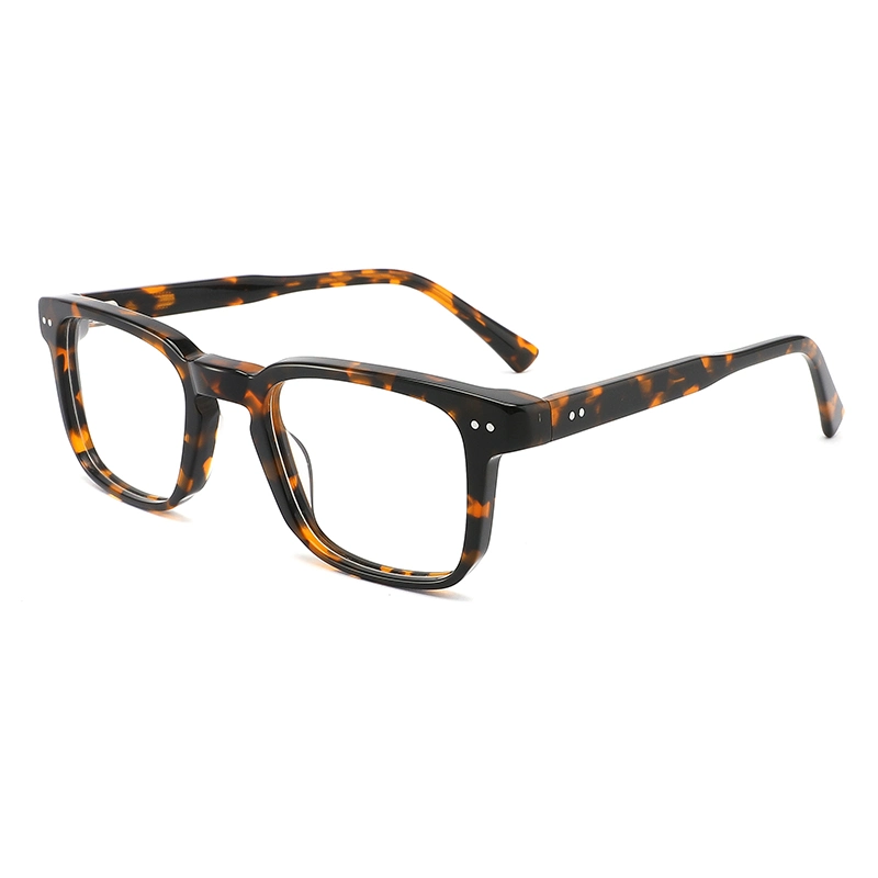 Myopia Spectacle Acetate Square und Rechteck Unisex RTS Prescription Brillen Rahmen