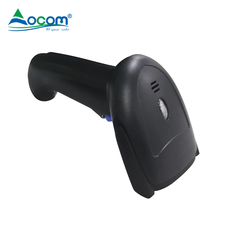 Inalámbrica 2.4G de largo alcance de escáner de códigos de barras omnidireccional de códigos QR Reader Inventario Portable 2D de escáner de códigos de barras inalámbrico