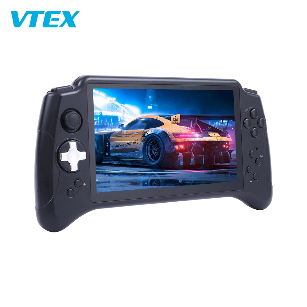 Tout nouveau téléphone portable Android 7.0 console de jeu 7 pouces IPS Écran tactile à quatre cœurs 2g RAM 32g ROM rétro Gamer console de jeu portable