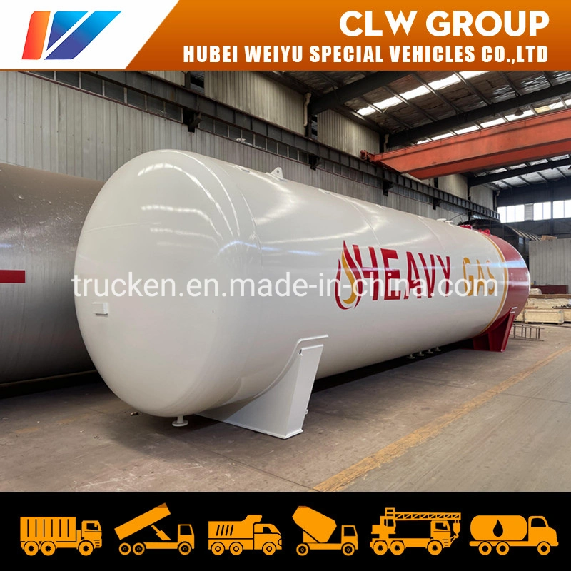 60000L 30 Tons 30mt LPG Gas Storage Tanker ASME Propane Pressure Vessel 60m3 Liquid Gas Storage Tank