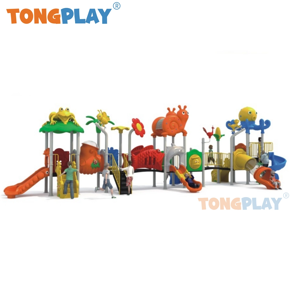 Смешные пластиковые оборудование для использования вне помещений игровая площадка долговременных развлечений для детей Дети играют, счастливое детство