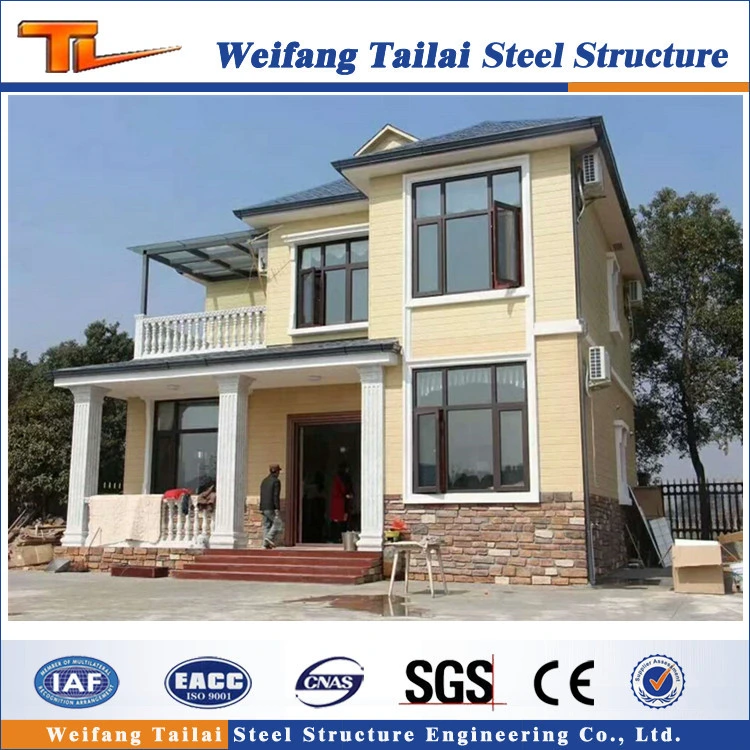 Galvanized Light Steel Frame Villa Steel Strcture House Prefab Building