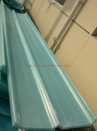 Toprise FRP Skylight Roofing Sheet Corrugated Sheet Fiberglass Products