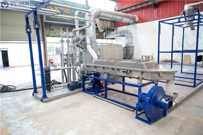 Pet PP PE Agricultural Film Woven Bag Compacting and Pelletizing Recycling Machine