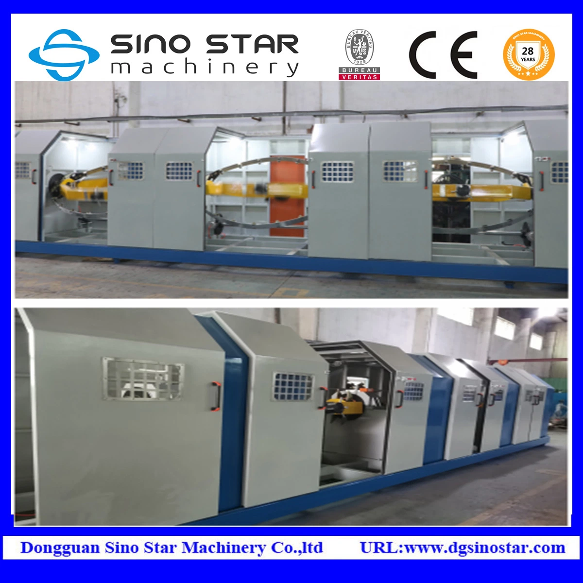 Skip Type High Speed Wire Cable Stranding Machine Equipment