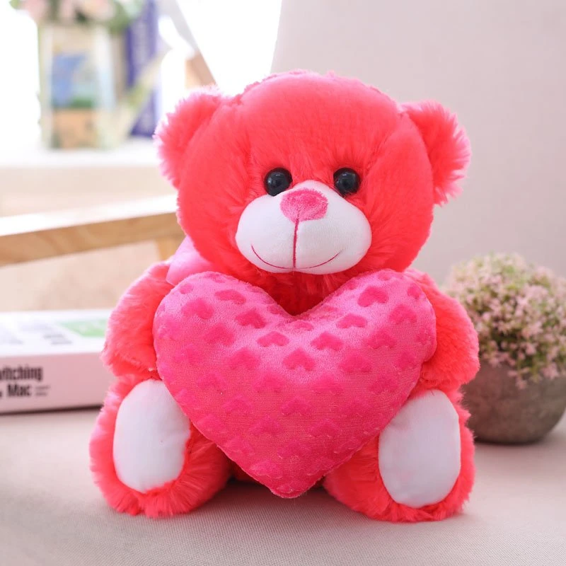 Lindo Moda día de San Valentín Regalo Lovely Toy con corazón Teddy Oso