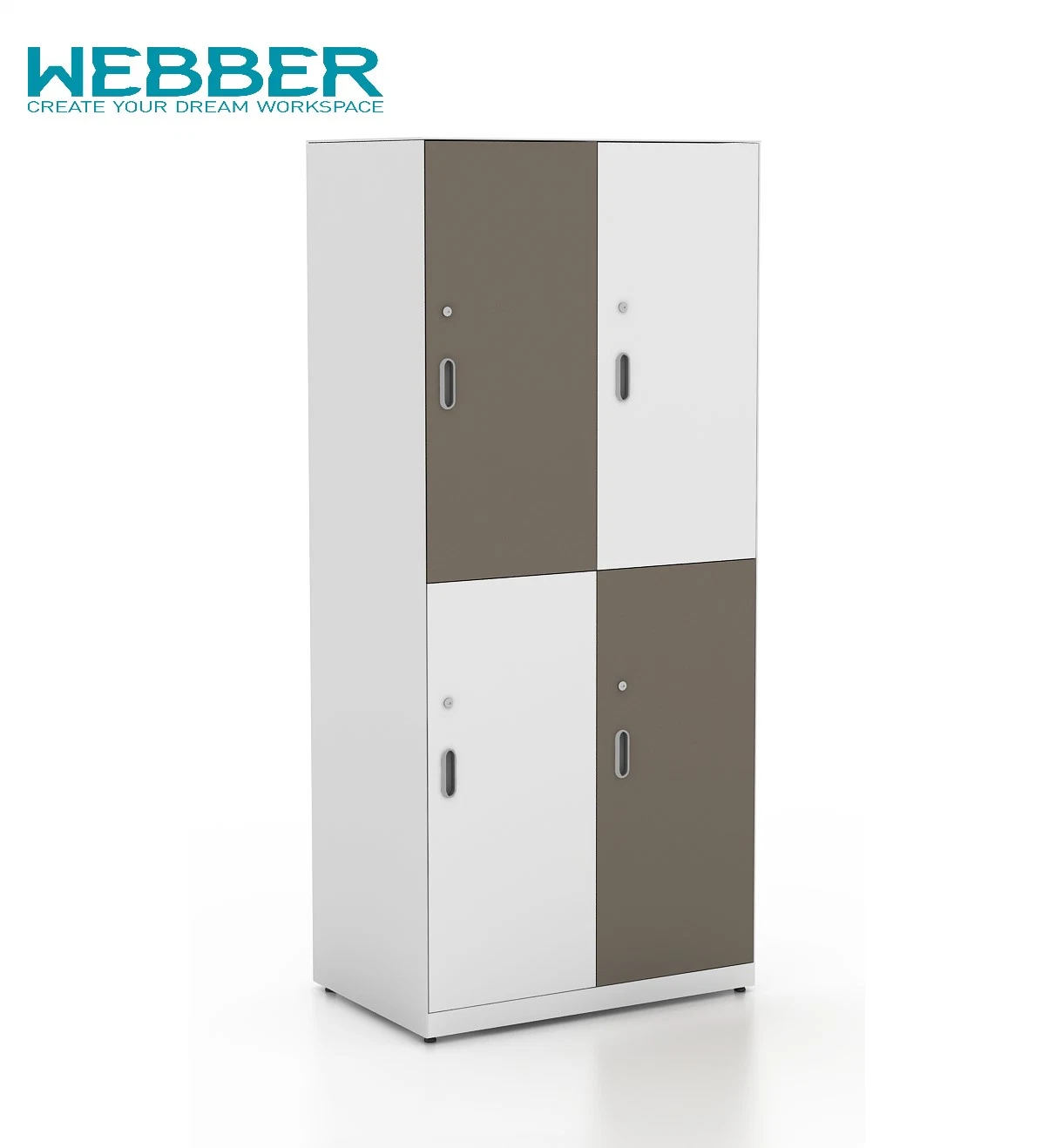 Modern Design Metal Filing Cabinet for Office with 4 Doors