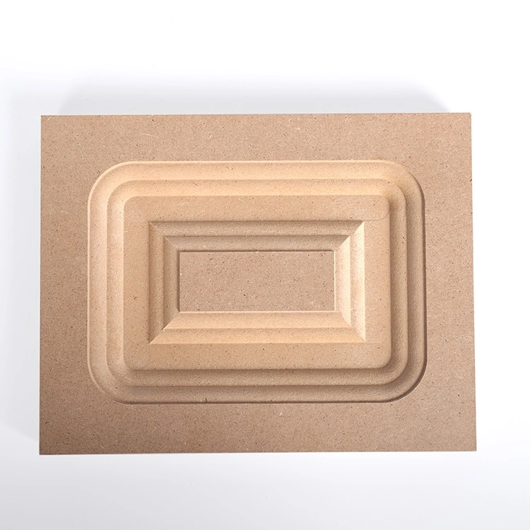 China Factories Laminated Wood Board Eco-Friendly Slotted MDF Supplier