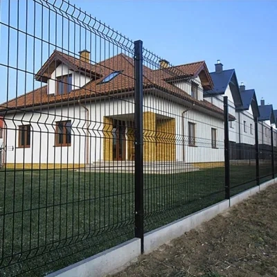 3D Security Powder Coated / PVC Coated Galvanized Construction Steel Iron Welded Wire Mesh Bending Fencing Panels