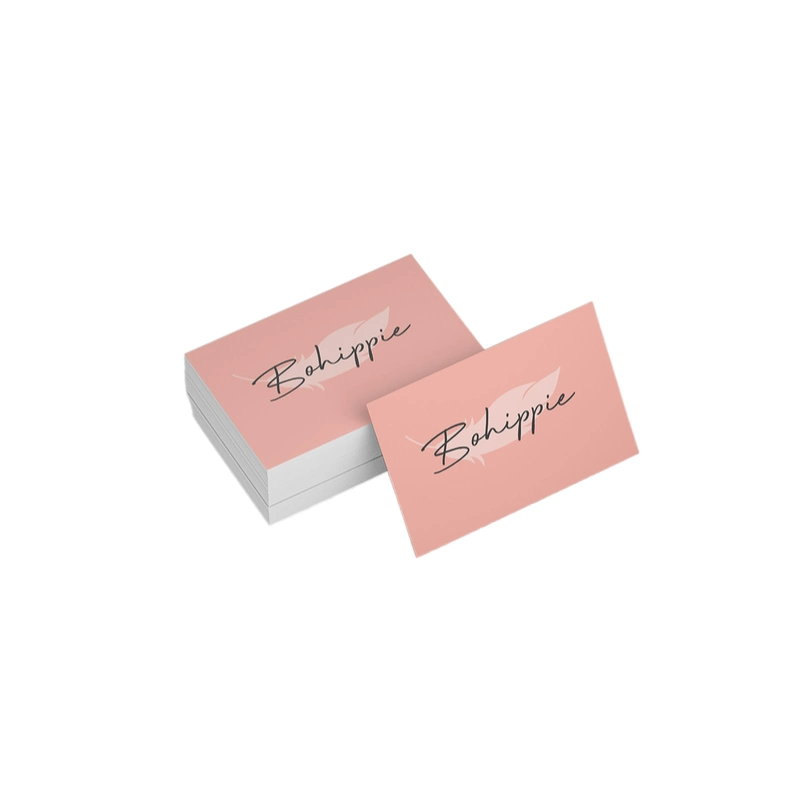 Customized Printed Pink Card Business Cards Name Card