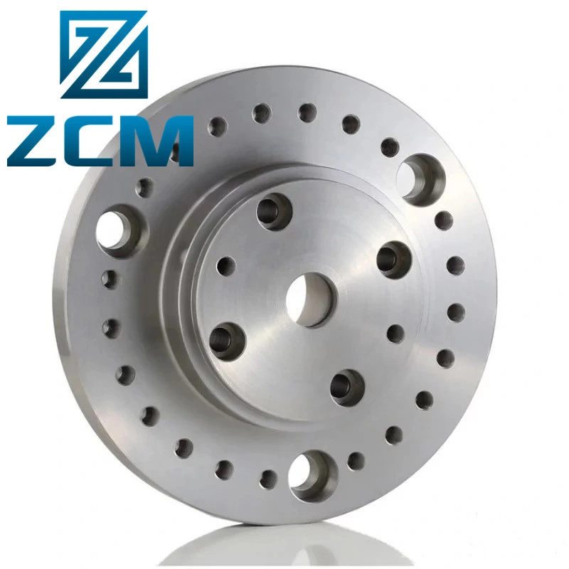 Shenzhen Flange Metal Personalizado Fornecedor Usinagem CNC em liga de aço inoxidável orifícios perfurados de alumínio Fabricação de placas redondas