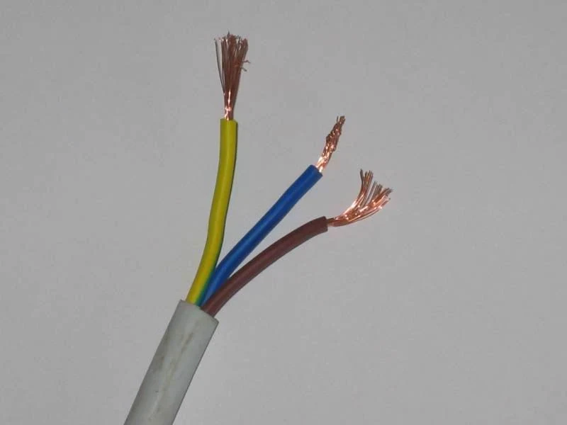 300/500V 3 Core 1.5mm2/2.5mm2 H05VV-F Cable PVC Insulated Electric Flexible Copper Wire