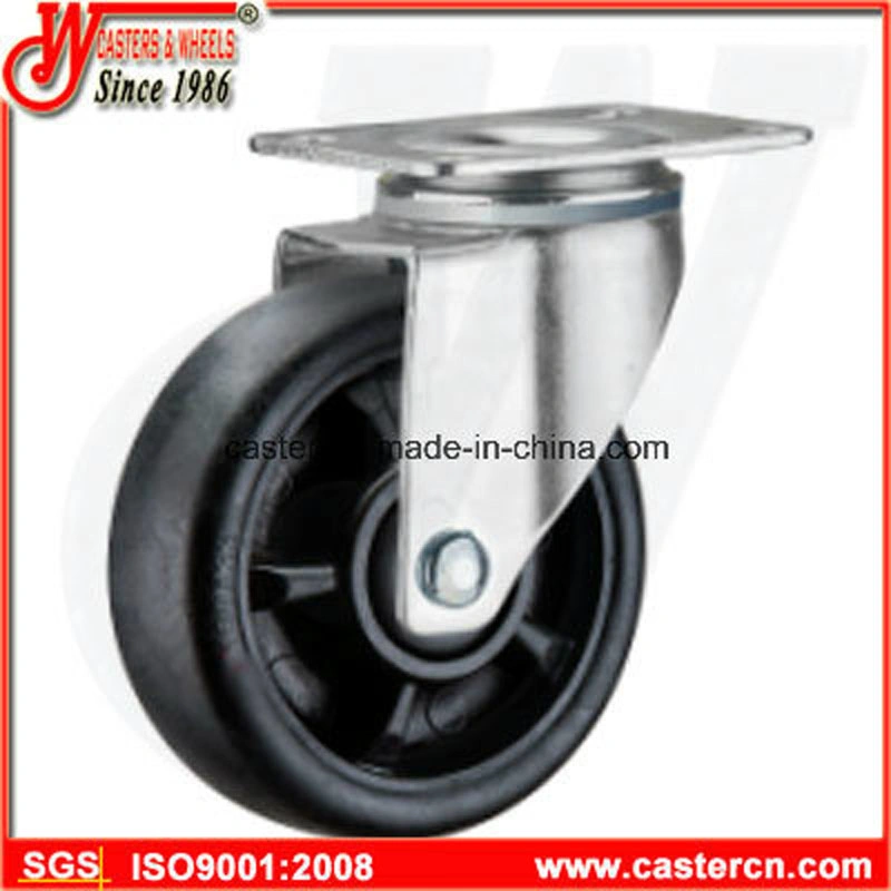 5 Inch Medium Duty Swivel Cast Iron PU Casters