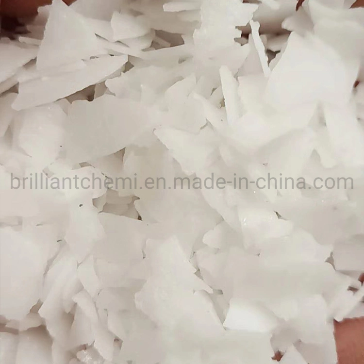 China Proveedor de agua tratamiento de limpieza material 99% Minimo NaOH Flakes Soda cáustica