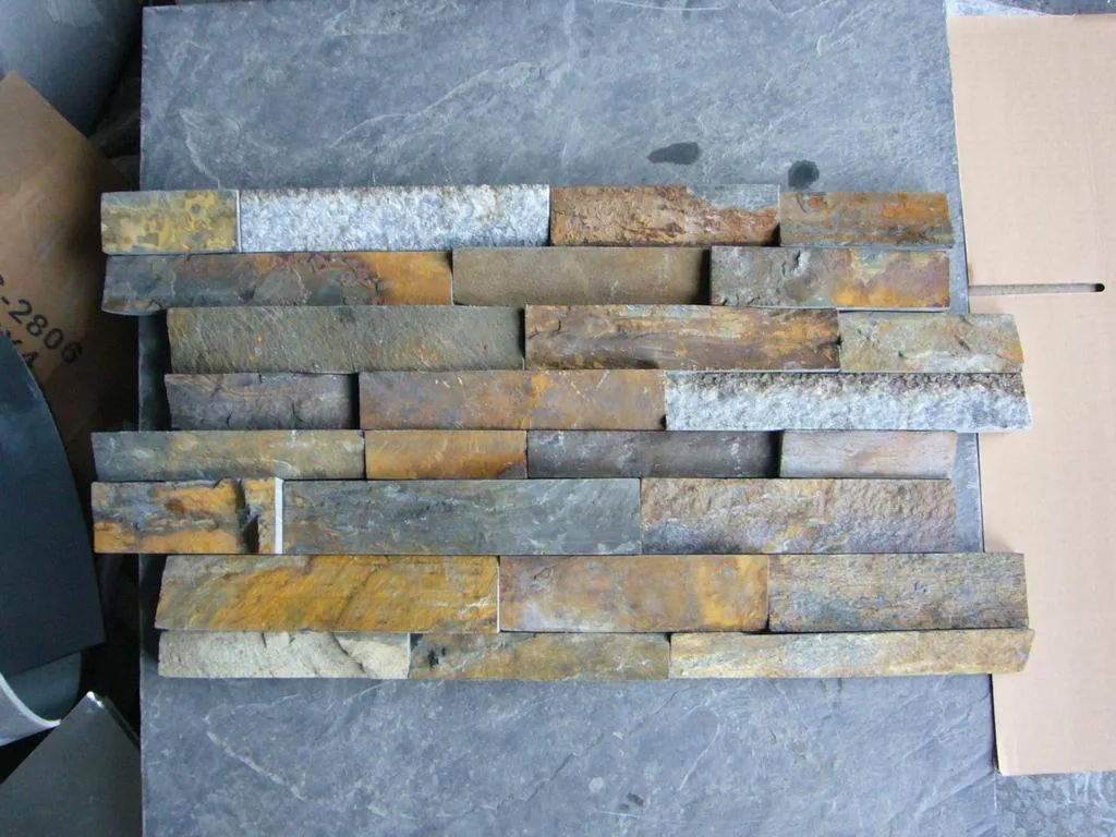 Hot Sell Rusty Yellow Slate Culture Stack Stone