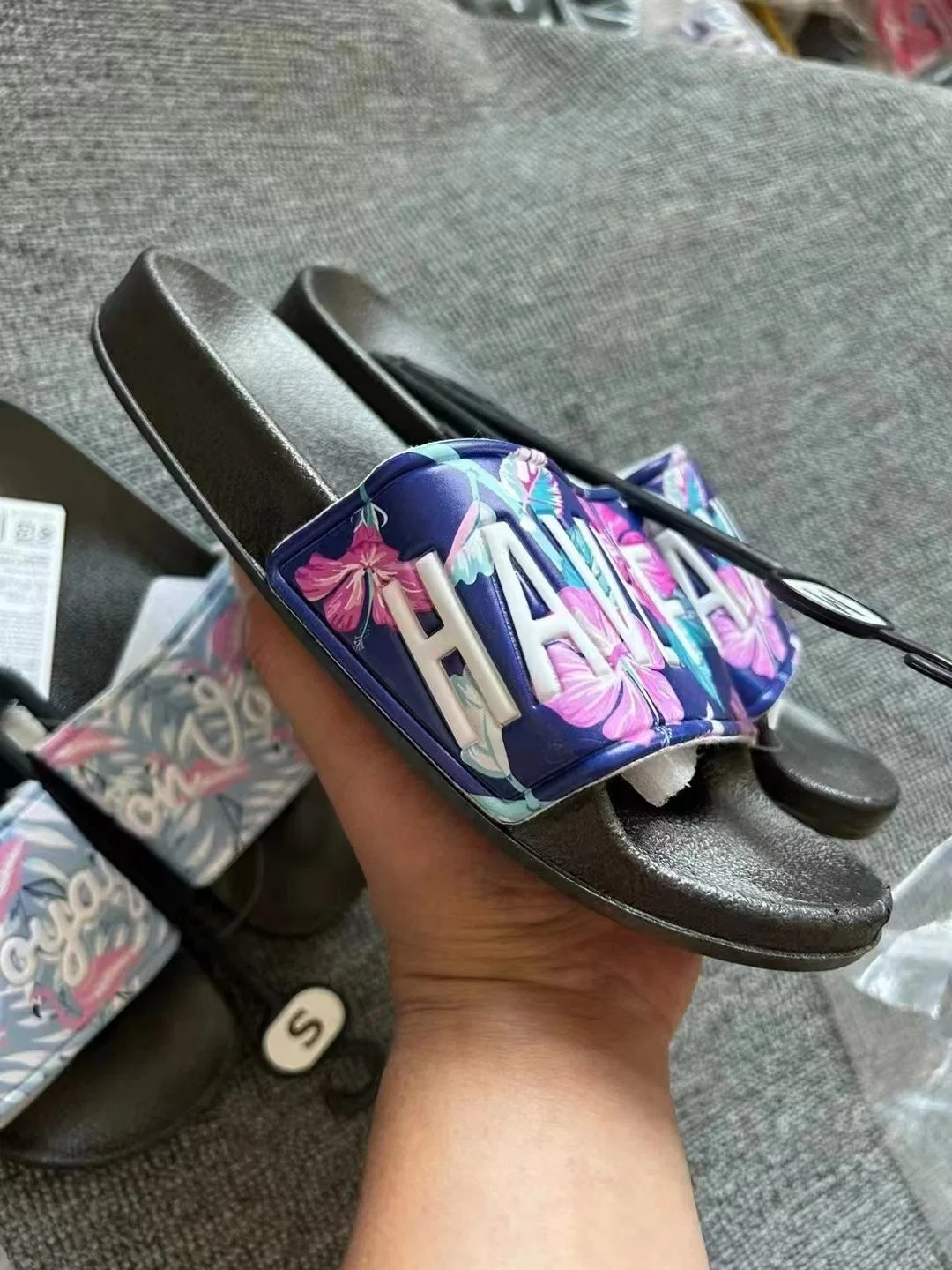Fashion Summer Outdoor Ladies Beach Shoes Flip-Flops Slides Flat Slippers for Women