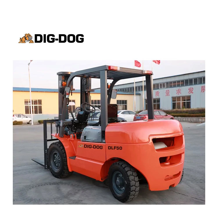 China 5 Ton Portable Compact Small Mini Forklift Truck Price for Sale Material Lifting Warehouse