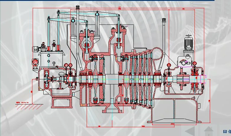 Extraction and Condensate Type Steam Turbine 3000kw to 6000kw