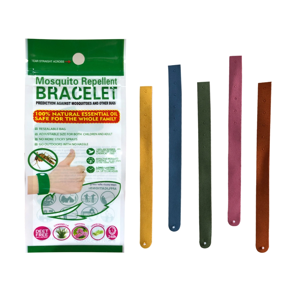 Essência de óleo de Citronella Tecidos Non-Woven repelente de insetos bracelete anti-mosquito pulseira de insectos