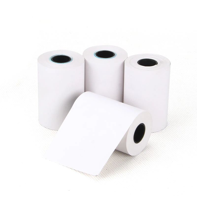 Blank Cash Register Hologram Ticket White 80 X 80 POS Thermal Paper Rolls