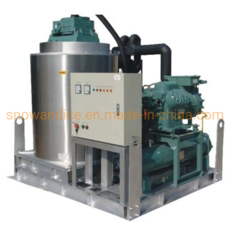 Commercial Ice Cube Maker 10tons/Day Ice Flake Making Machine for Fishery Supermarket