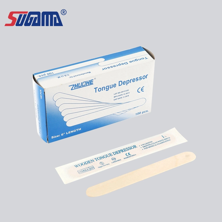 High quality/High cost performance  Disposable Wooden Custom Medical Tongue Depressor