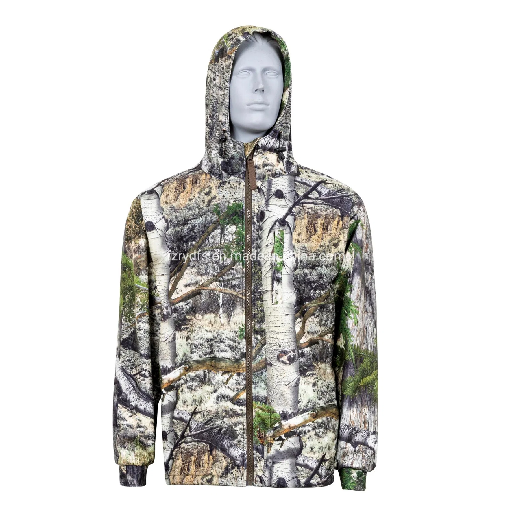 Men's Outdoor Hiking Hunting Camo Softshell Jacket