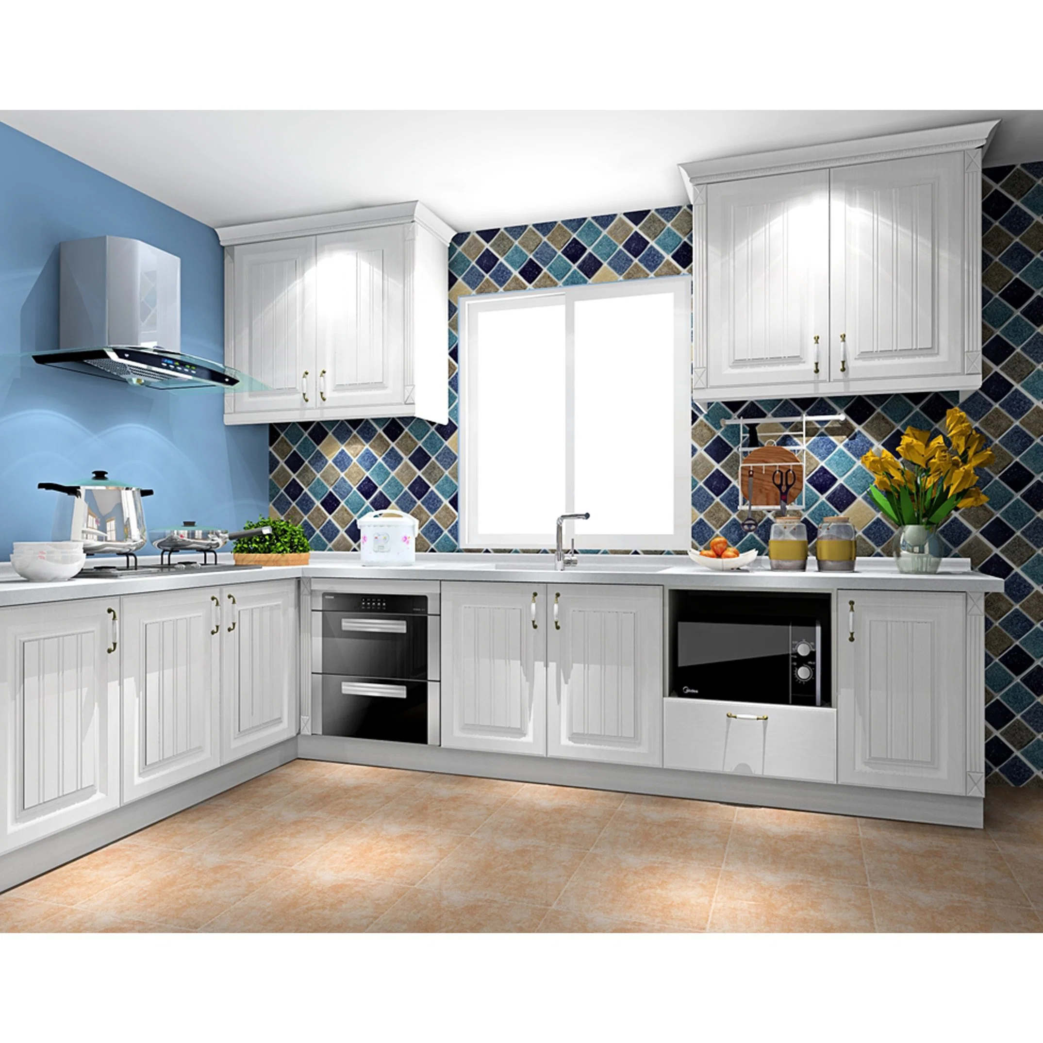 Best Sale New Design Kitchen Cabinets Factory Customization