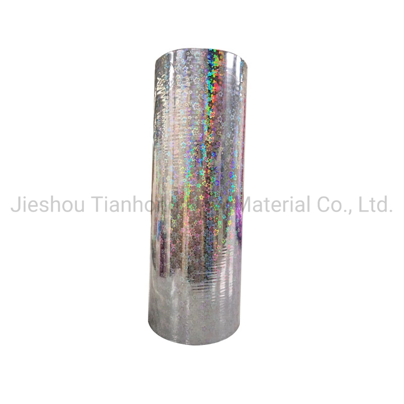 20 Micron BOPP Film Clear PET Holographic Stretch Film PVC Film for Lamination