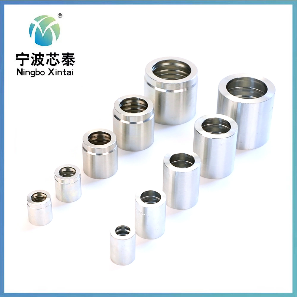 OEM ODM China Factory Manufacturer SAE Stainless Steel Hydraulic Hose System Fitting Connector R1, R2, 1sn, 2sn Hose Coupling Pipe Fitting Ferrule Price