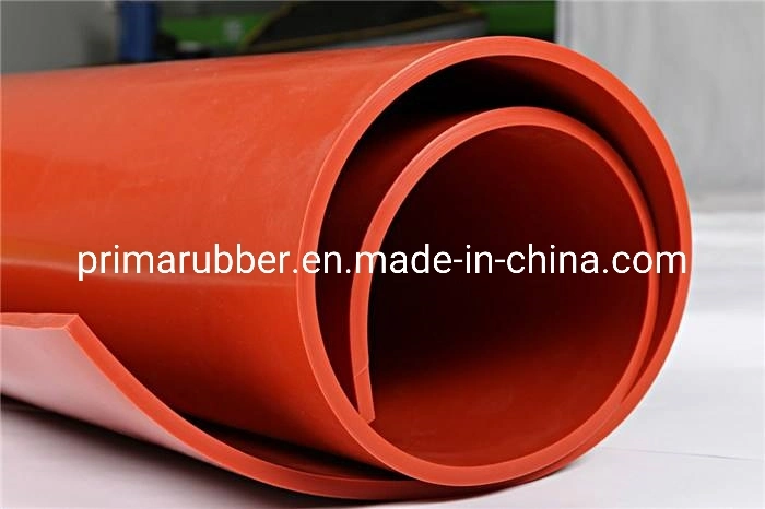 La Chine usine de fabrication du caoutchouc de silicone transparent feuille pour les joints et les patins- approuvée par la FDA