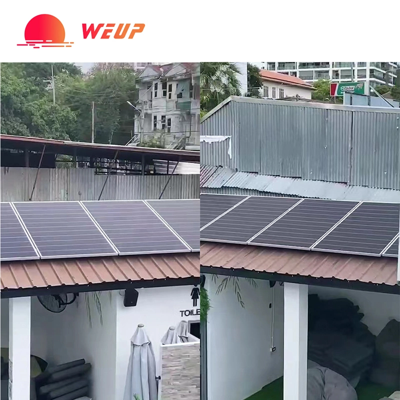 490W CE Approved Monocrystalline Silicon Weup Energy Panel PV Solar Module