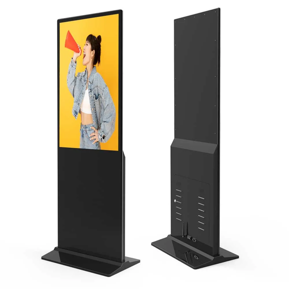 43 49 Inch Indoor Capacitive Touch Screen Monitors 4K LCD Digital Signage Media Advertising Player