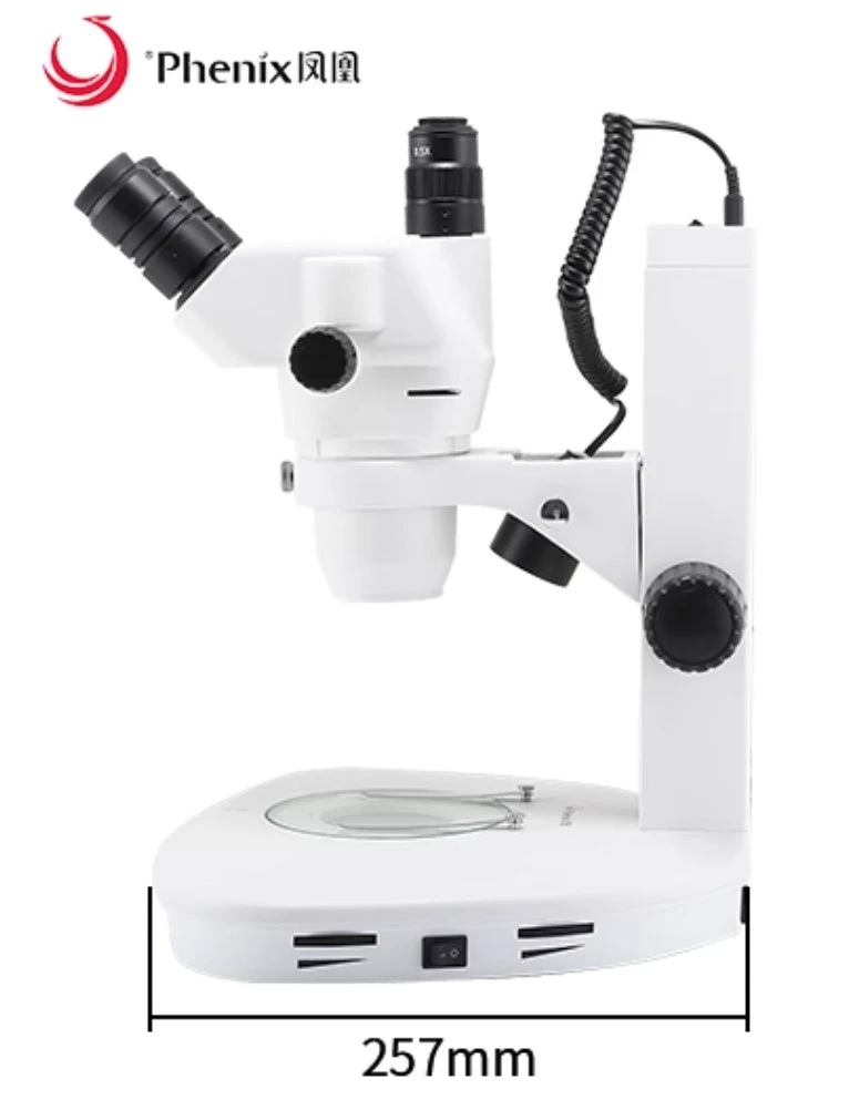 0.62X-5X Precious Zoom Objective Trinocular Zoom Stereo Microscope with Own LED Light Smz180-Lt