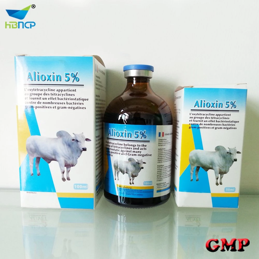 Oxytetracycline 5% Injection with 250ml Glass Bottle