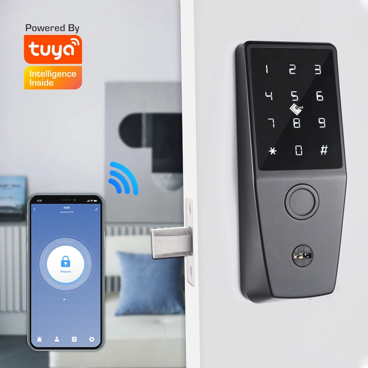 Sicherheit Smart Electronic WiFi biometrische Fingerabdruck Tür Deadbolt Lock Key Fingerabdruck Der Karte