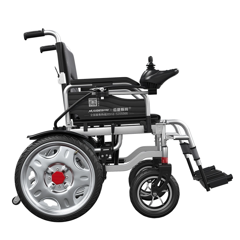 Hochey Medical Easy to Move Folding Power Used Lightweight Foldable Electric Power Wheelchairs for Sale