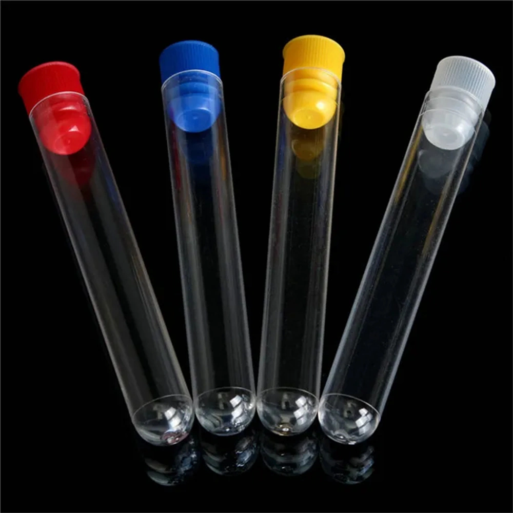 Wholesale Diposible Laboratory 12ml 13ml 15ml 15ml Clear PP Plastic Test Tube with Cork