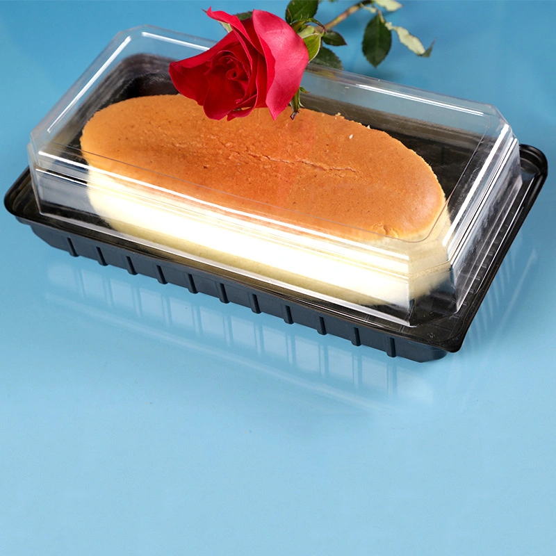 Contenedor de Comida de plástico desechables postre torta de pan de Verificación de Sushi