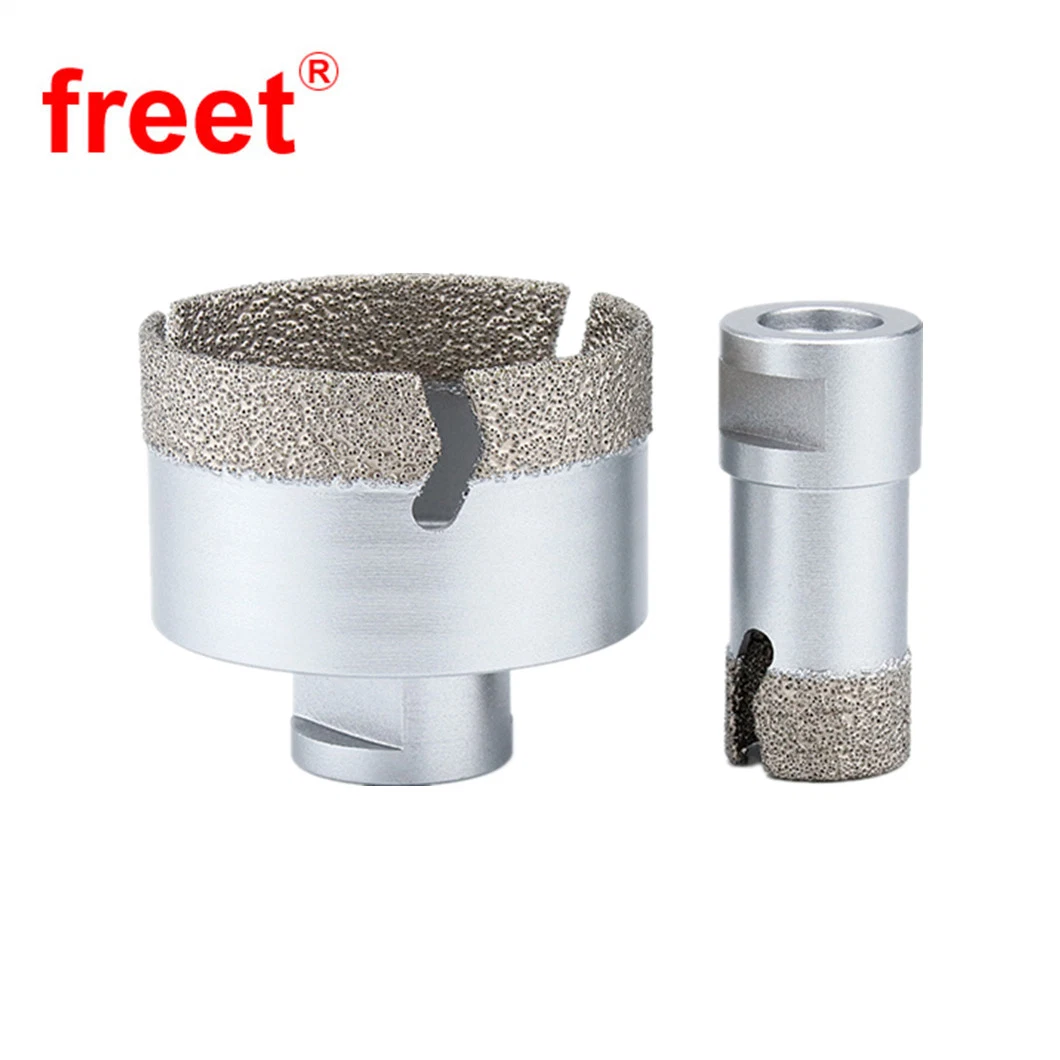 Vacuum Brazed Dry Diamond Drilling Core Drill Bits Ceramic Tile Hole Saw