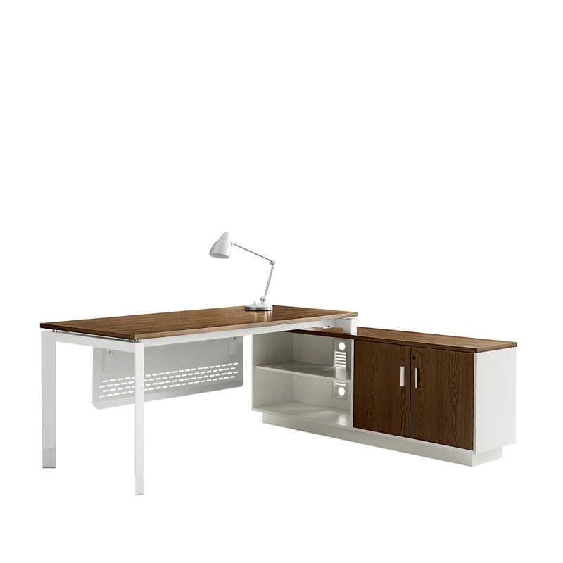 on Sale L Shaped Wooden Modern Furniture Manager Game Study Computer Office Table Desk