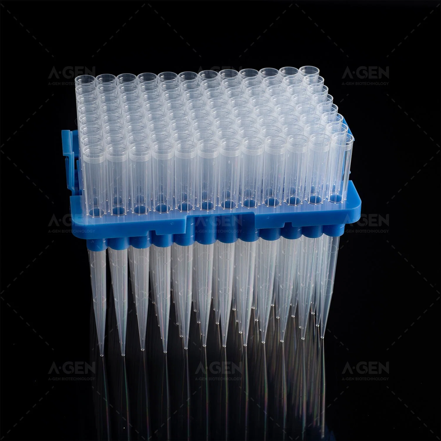 Biochemistry Lab Equipment for Transparent Tips with Low-Retention