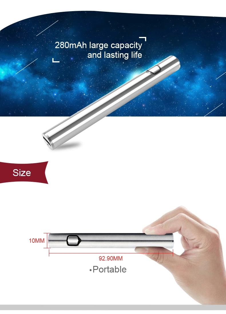 2022 New E Cig EGO 510 Thread Vaporizer Battery Cookies Battery with Adjustable Variable Voltage