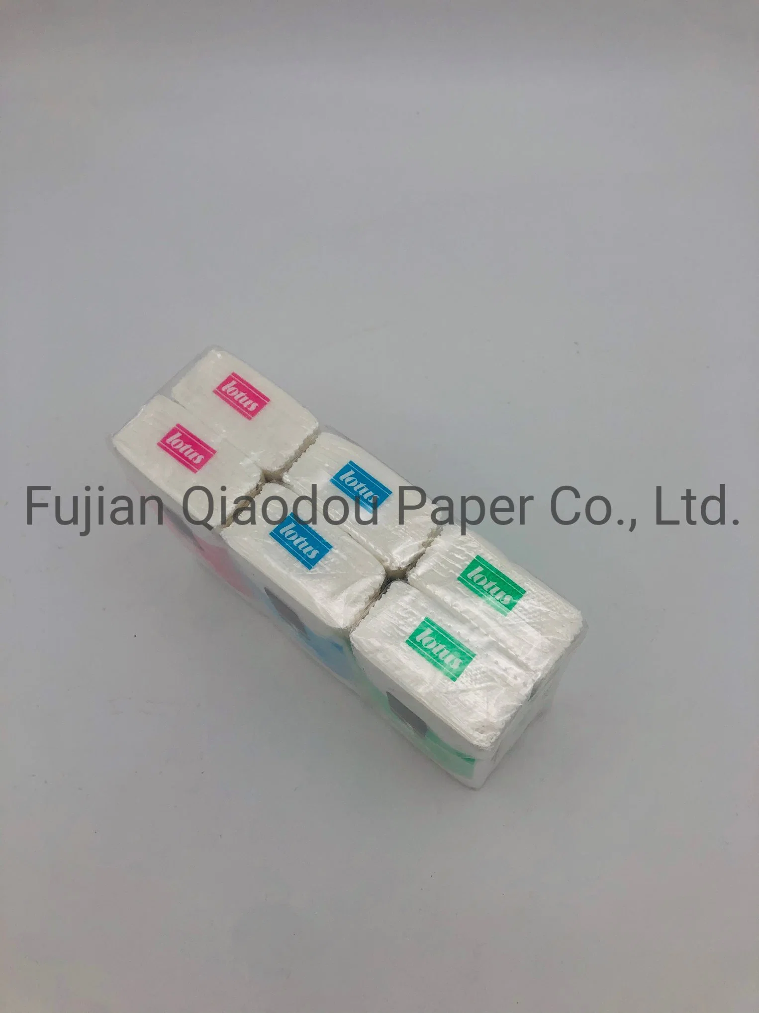 Qiaodou 2 Ply Mini Pocket Tissue Wood Pulp Paper Handkerchief