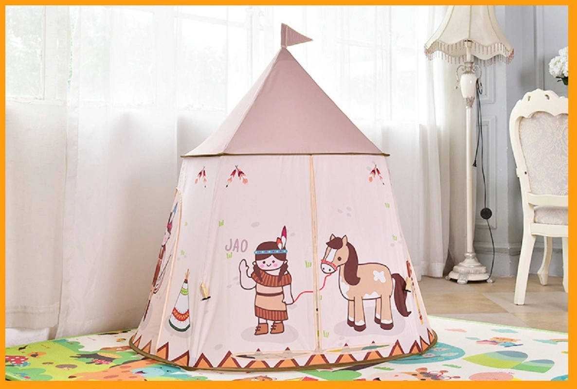 Indian Kiddie Tent Large Children Collapsible Game House Indoor Outdoor Portable Pop up Tent Wbb16354