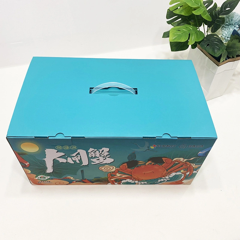 Big Paper Box Packaging Box Custom Corrugated Shipping Boxes for Iced Seafood/Fresh Seafood