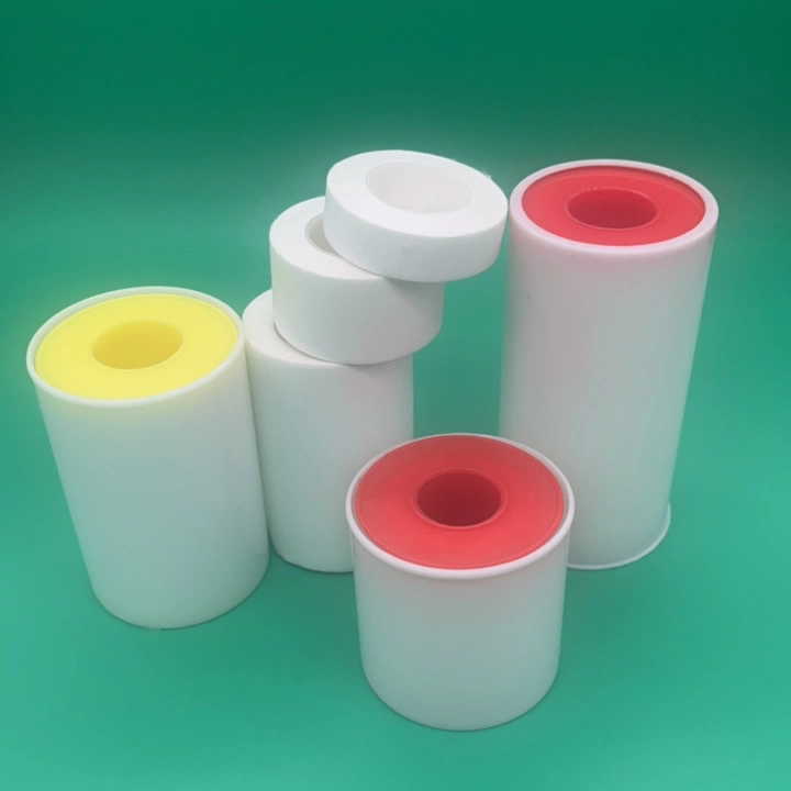 Medical Disposable Adhesive Skin Color White Color Silk Plaster Bandage Surgical Silk Tape for Wound