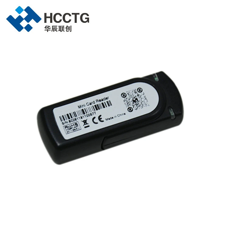 Lector de tarjetas inteligentes USB 2,0 CCID ISO 7816 Contact Para PC (DCR35)