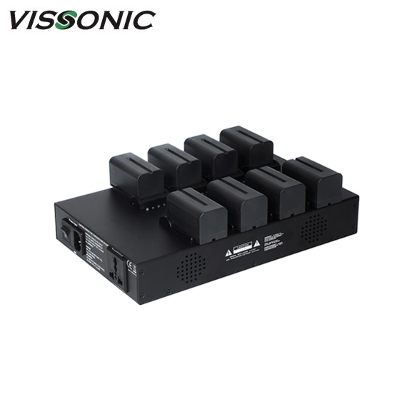 8 PCS Battery Charger for Wireless Conference Microphone Audio Conference System